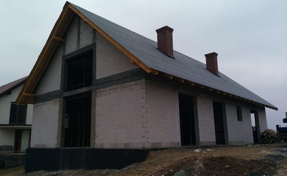 Budowa domu Lniska 35